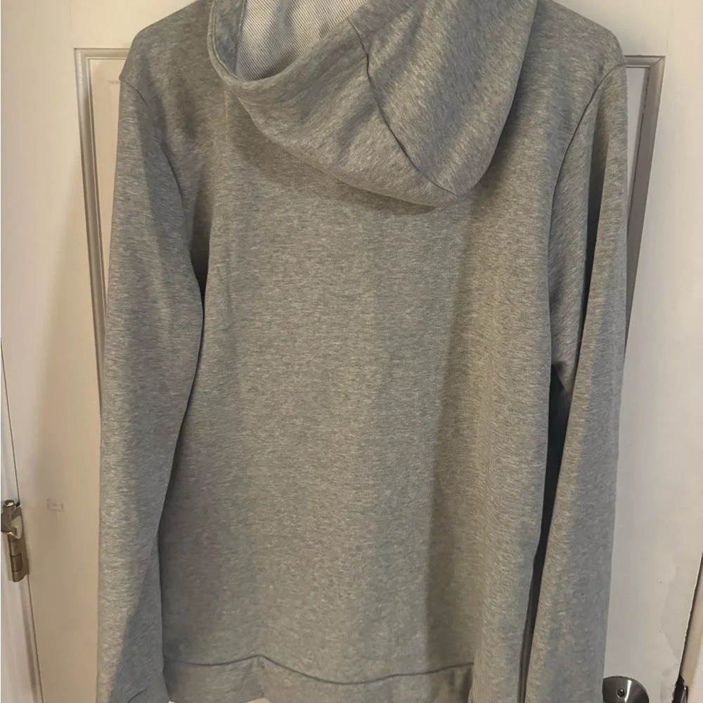 Nike Men's Heather Gray Full-Zip Hoodie - Picture 5 of 5
